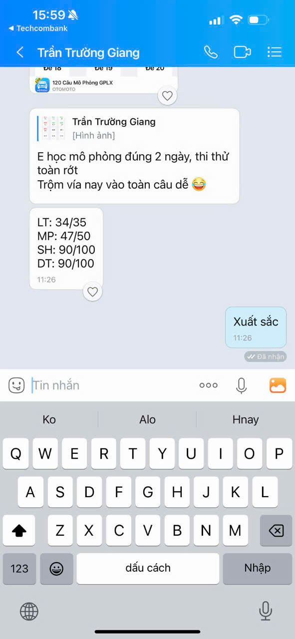 Đánh giá học viên