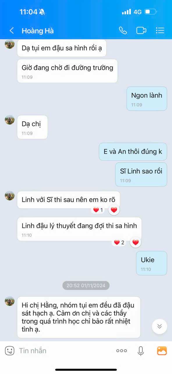 Đánh giá học viên